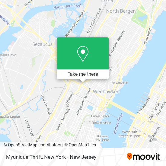 Myunique Thrift map