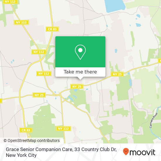 Grace Senior Companion Care, 33 Country Club Dr map