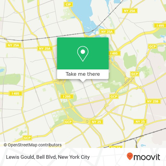 Mapa de Lewis Gould, Bell Blvd