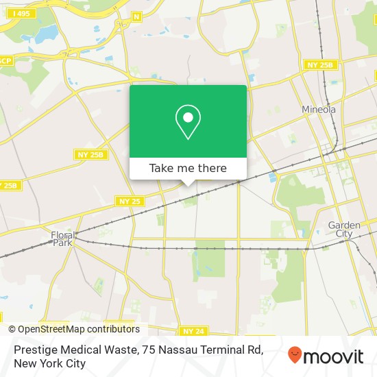 Prestige Medical Waste, 75 Nassau Terminal Rd map