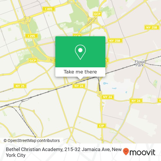 Bethel Christian Academy, 215-32 Jamaica Ave map