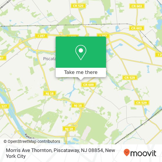 Morris Ave Thornton, Piscataway, NJ 08854 map