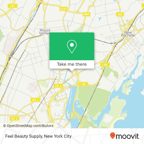 Mapa de Feel Beauty Supply