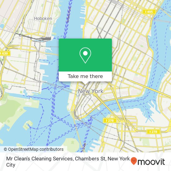 Mr Clean's Cleaning Services, Chambers St map