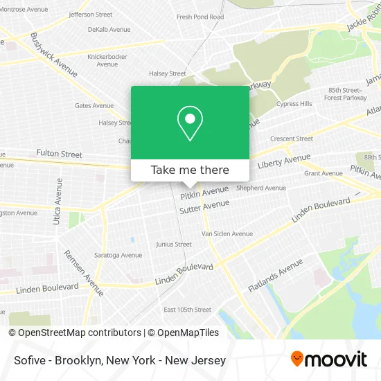 Sofive - Brooklyn map