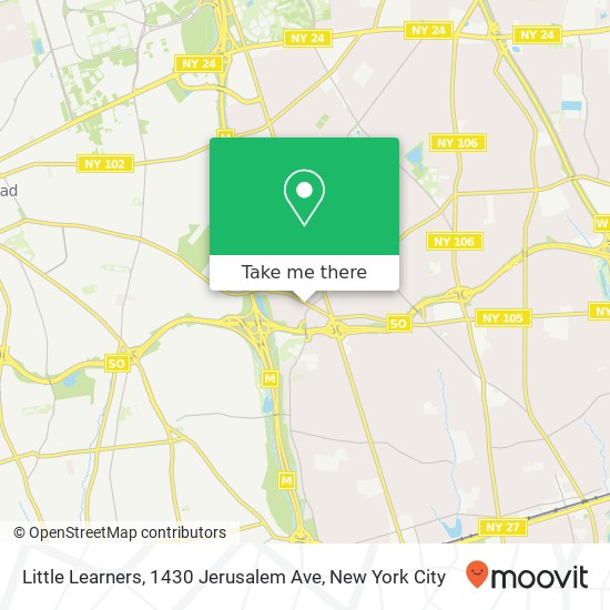 Mapa de Little Learners, 1430 Jerusalem Ave