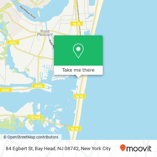 84 Egbert St, Bay Head, NJ 08742 map