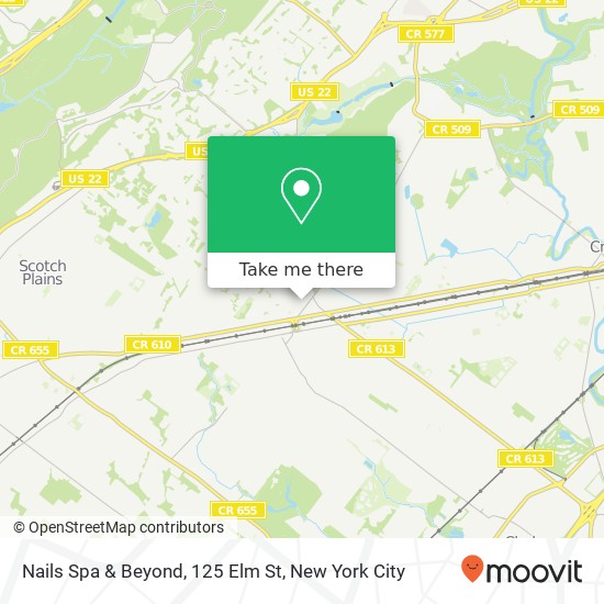 Mapa de Nails Spa & Beyond, 125 Elm St