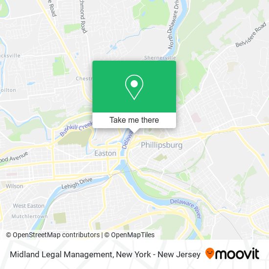 Midland Legal Management map