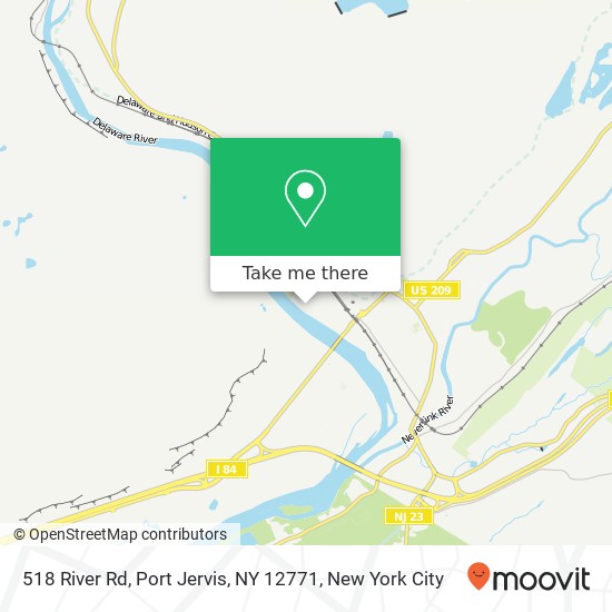 518 River Rd, Port Jervis, NY 12771 map