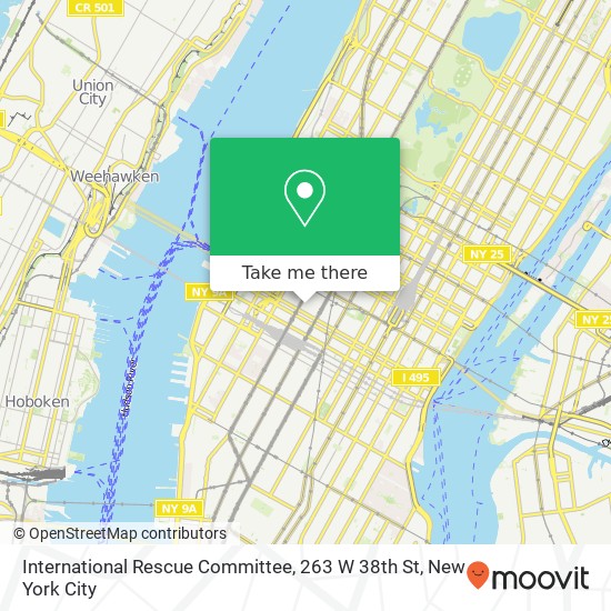 International Rescue Committee, 263 W 38th St map