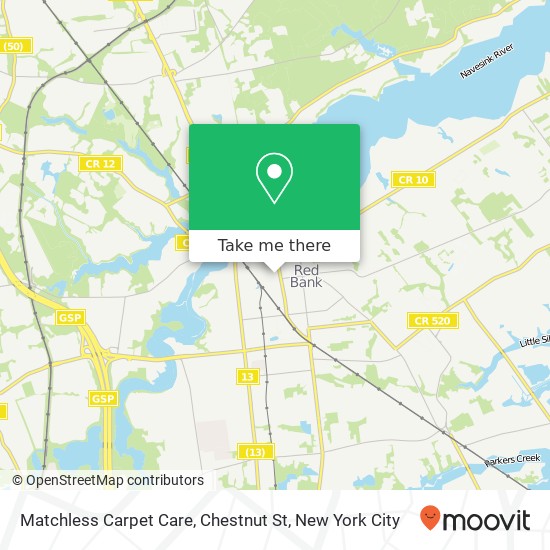 Mapa de Matchless Carpet Care, Chestnut St