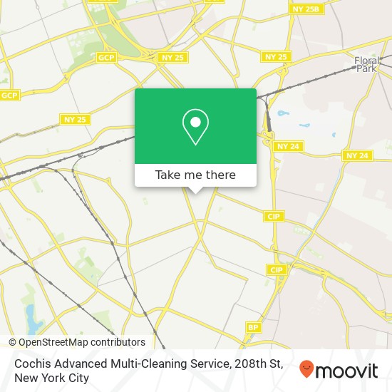 Cochis Advanced Multi-Cleaning Service, 208th St map