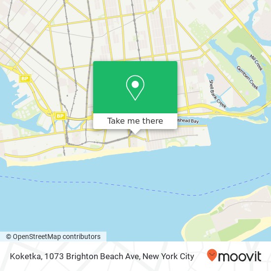 Mapa de Koketka, 1073 Brighton Beach Ave