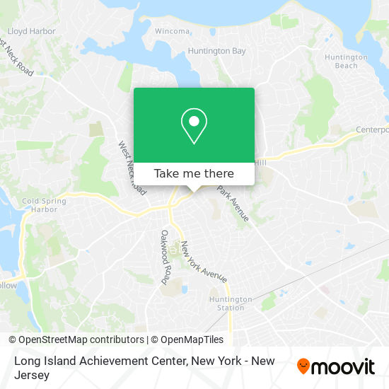 Mapa de Long Island Achievement Center