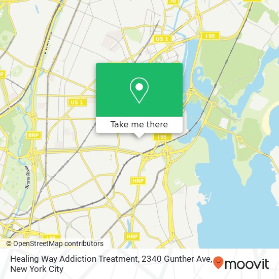 Healing Way Addiction Treatment, 2340 Gunther Ave map