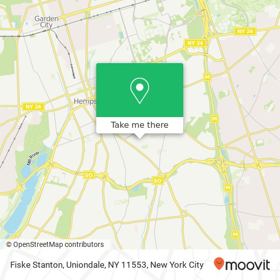 Mapa de Fiske Stanton, Uniondale, NY 11553