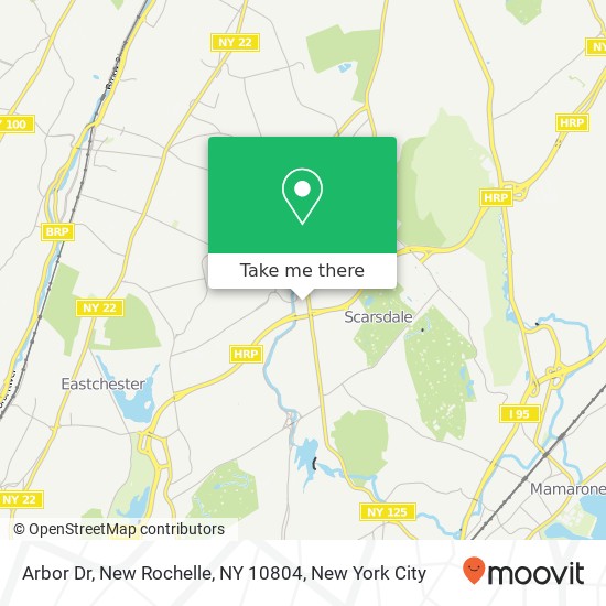 Mapa de Arbor Dr, New Rochelle, NY 10804