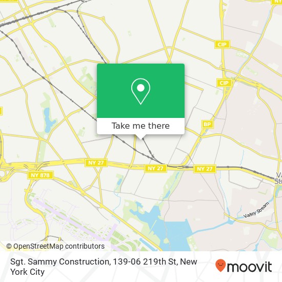 Mapa de Sgt. Sammy Construction, 139-06 219th St