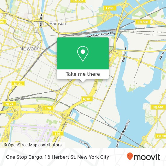 One Stop Cargo, 16 Herbert St map