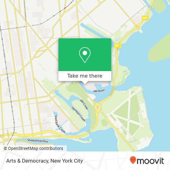 Arts & Democracy map
