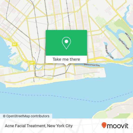 Acne Facial Treatment map