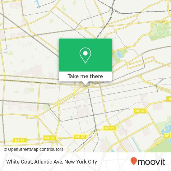 Mapa de White Coat, Atlantic Ave
