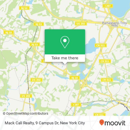 Mack Cali Realty, 9 Campus Dr map