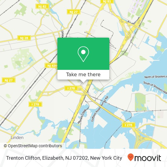 Trenton Clifton, Elizabeth, NJ 07202 map