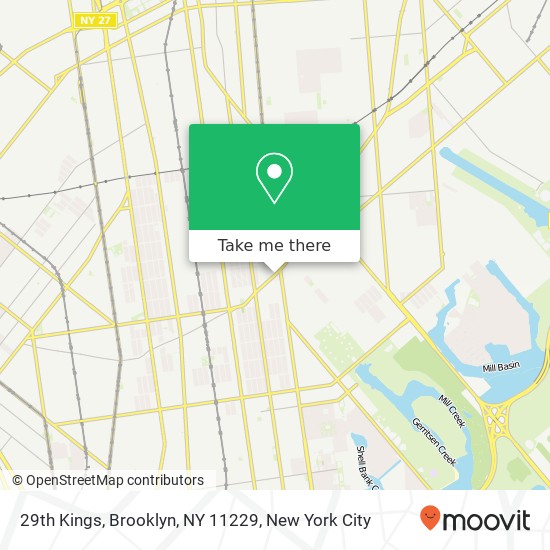 Mapa de 29th Kings, Brooklyn, NY 11229