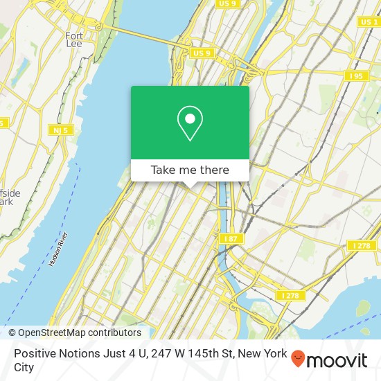 Positive Notions Just 4 U, 247 W 145th St map