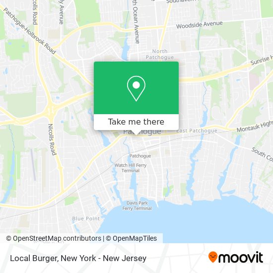 Local Burger map