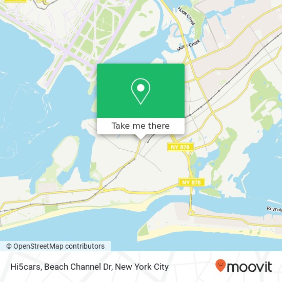 Hi5cars, Beach Channel Dr map