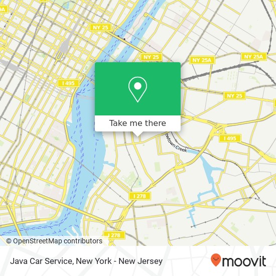 Java Car Service map