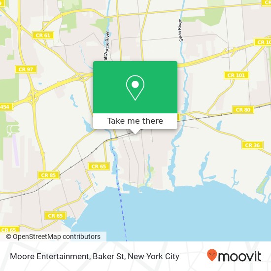 Mapa de Moore Entertainment, Baker St