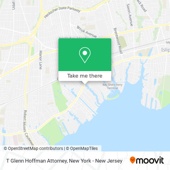 Mapa de T Glenn Hoffman Attorney