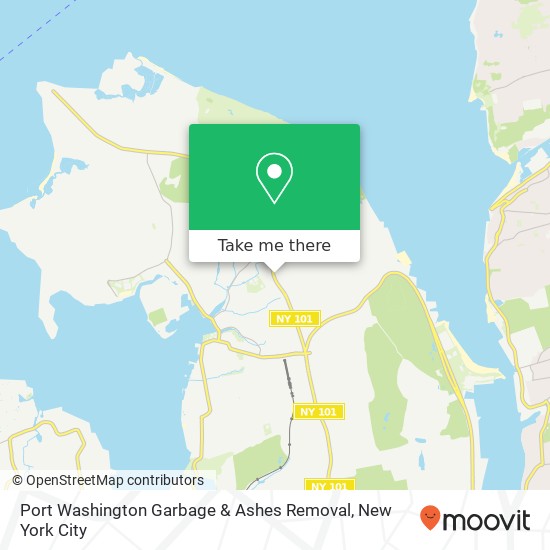 Mapa de Port Washington Garbage & Ashes Removal