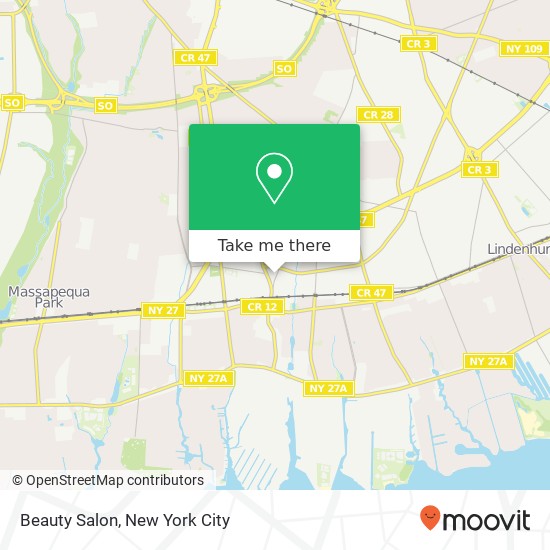 Beauty Salon map