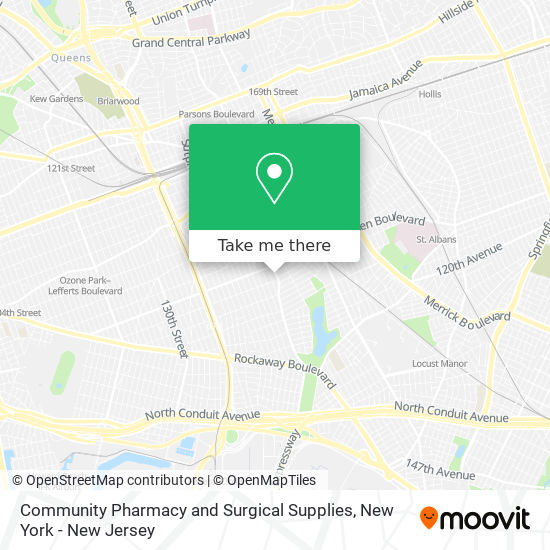 Mapa de Community Pharmacy and Surgical Supplies