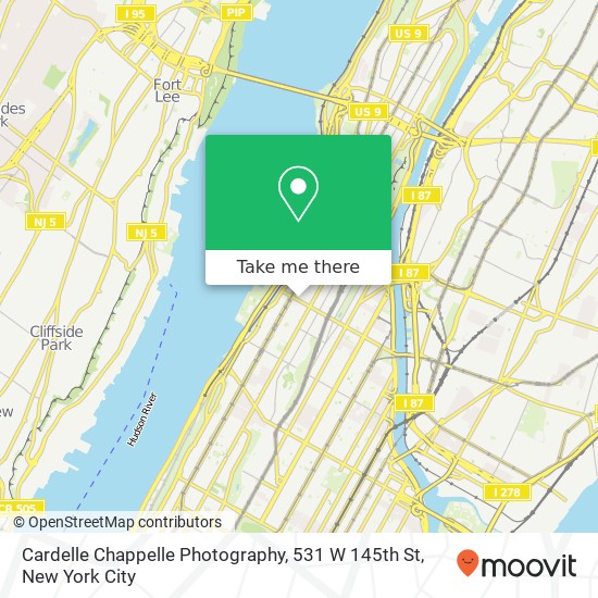 Cardelle Chappelle Photography, 531 W 145th St map