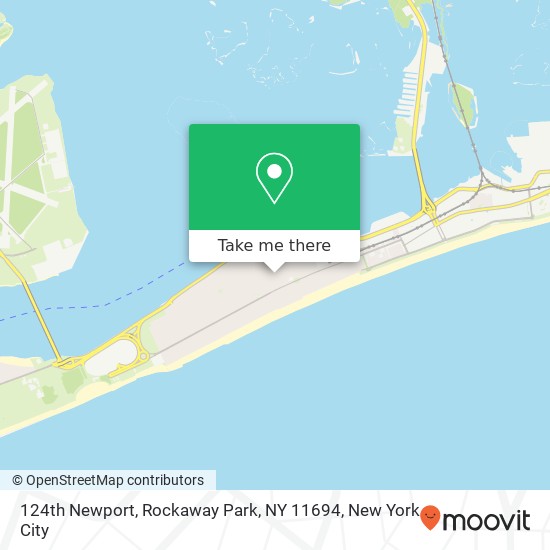 Mapa de 124th Newport, Rockaway Park, NY 11694