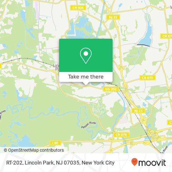 RT-202, Lincoln Park, NJ 07035 map