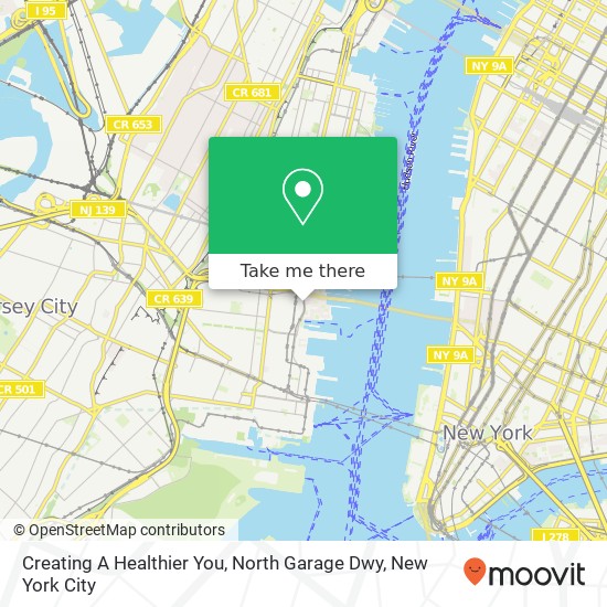 Creating A Healthier You, North Garage Dwy map