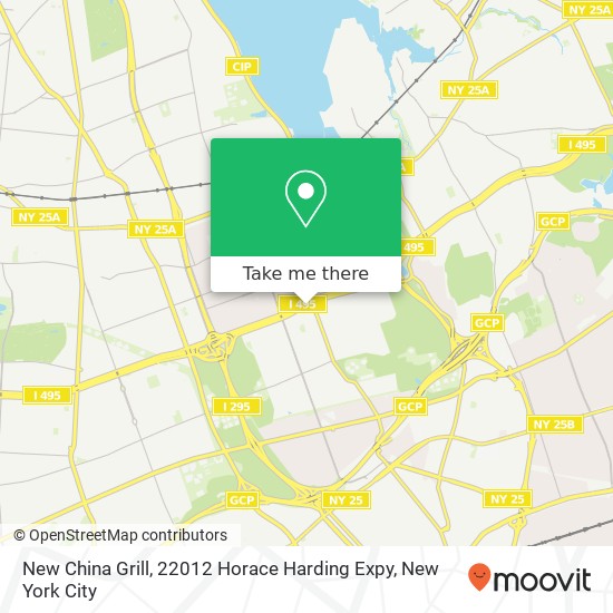 Mapa de New China Grill, 22012 Horace Harding Expy