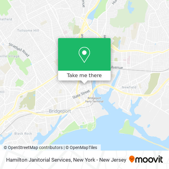 Hamilton Janitorial Services map