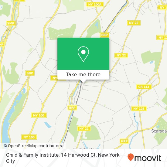 Mapa de Child & Family Institute, 14 Harwood Ct