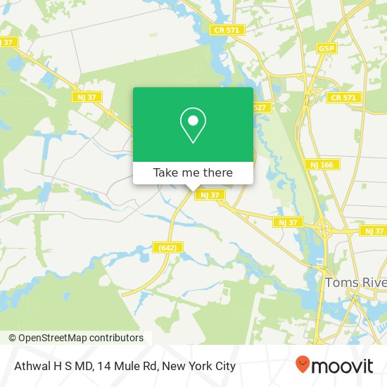 Athwal H S MD, 14 Mule Rd map