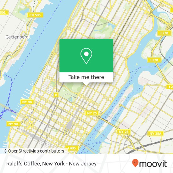 Ralph's Coffee map