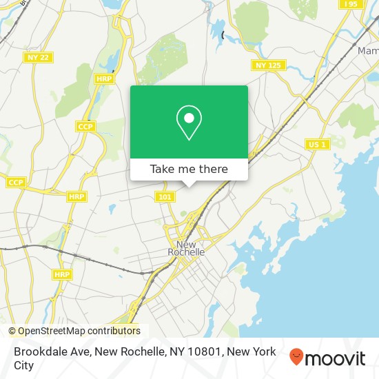 Brookdale Ave, New Rochelle, NY 10801 map