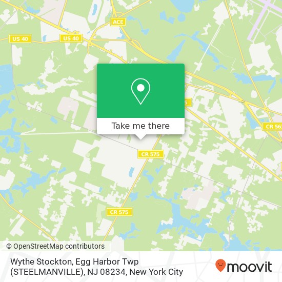 Wythe Stockton, Egg Harbor Twp (STEELMANVILLE), NJ 08234 map